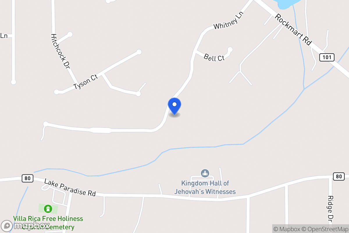 Map of 152 Whitney Ln