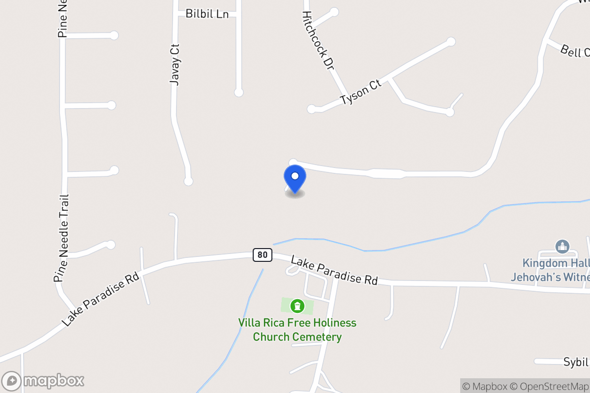 Map of 282 Whitney Ln