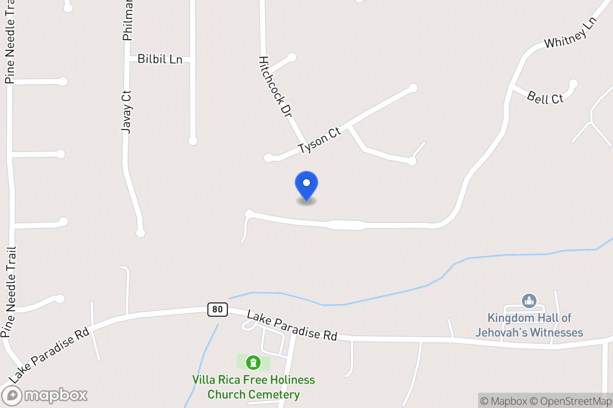Map of 253 Whitney Ln