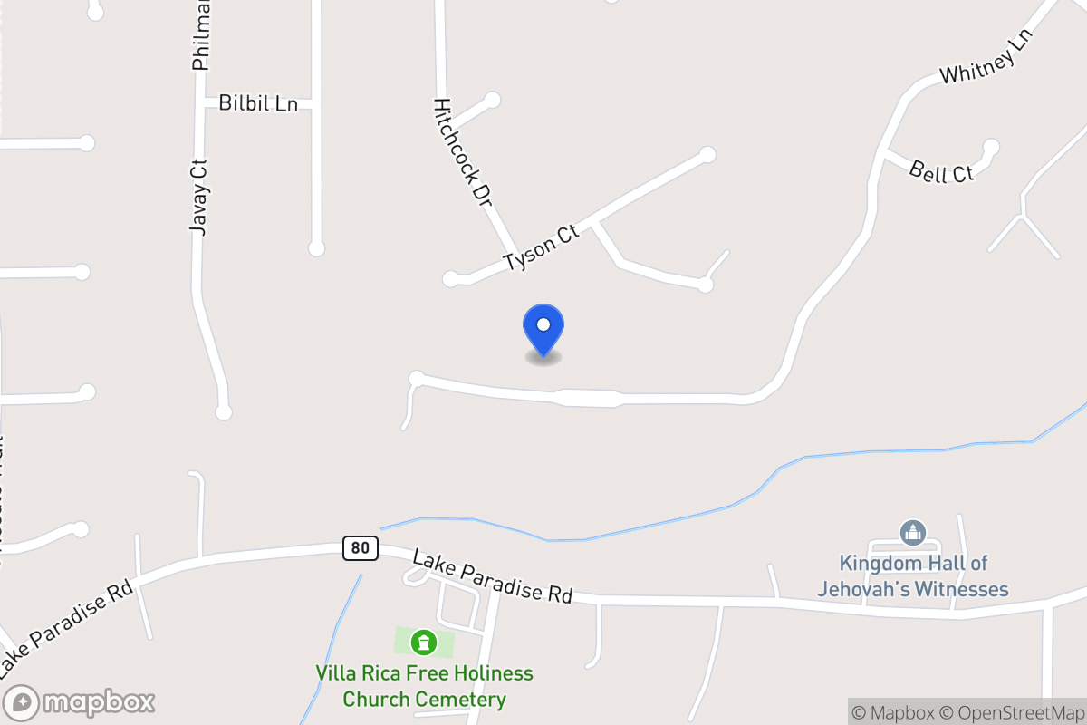 Map of 245 Whitney Ln