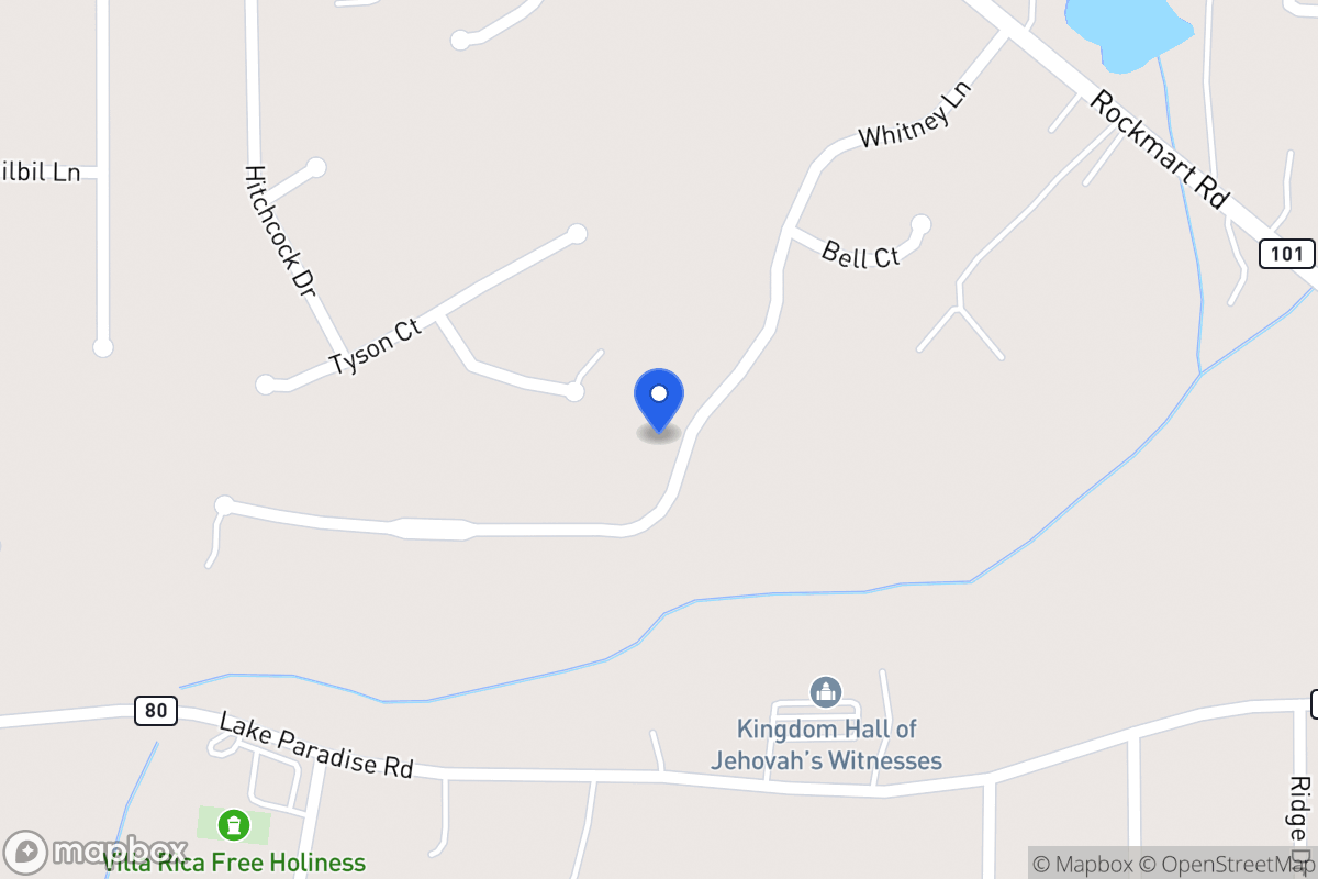 Map of 141 Whitney Ln