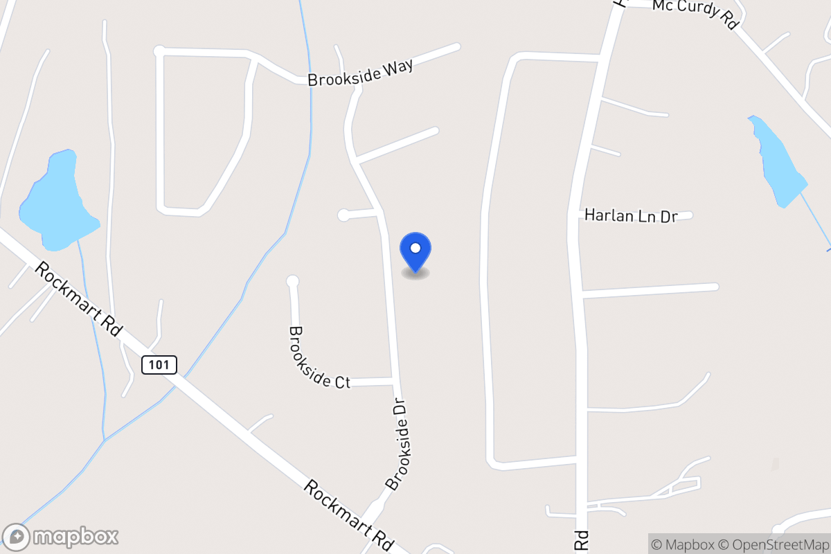 Map of 117 Brookside Dr
