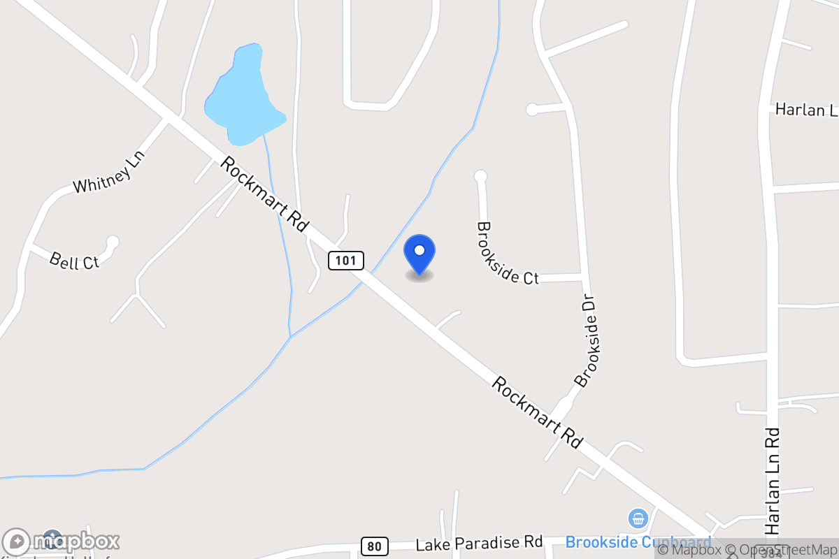 Map of 1365 Rockmart Rd