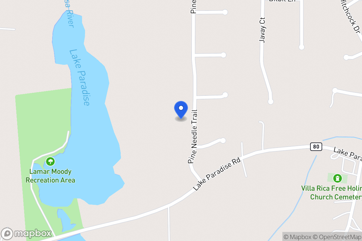 Map of 74 Pine Needle Trl
