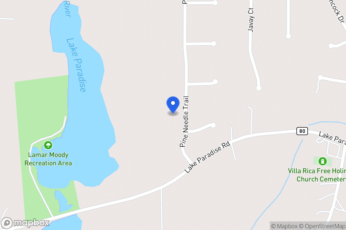 Map of 64 Pine Needle Trl