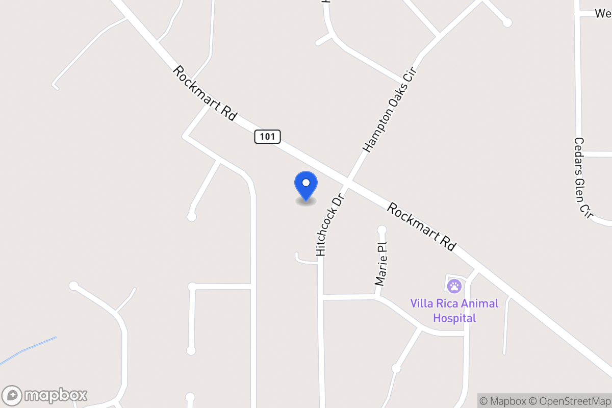 Map of 19 Hitchcock Dr