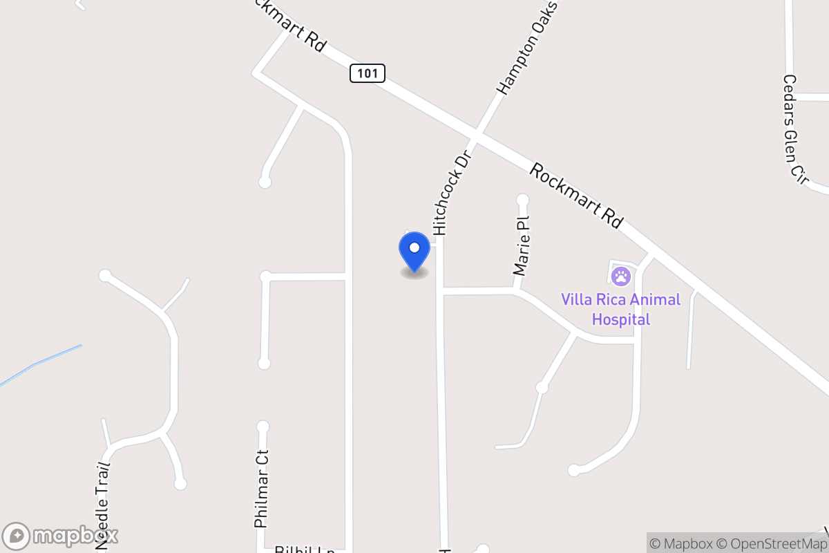 Map of 65 Hitchcock Dr