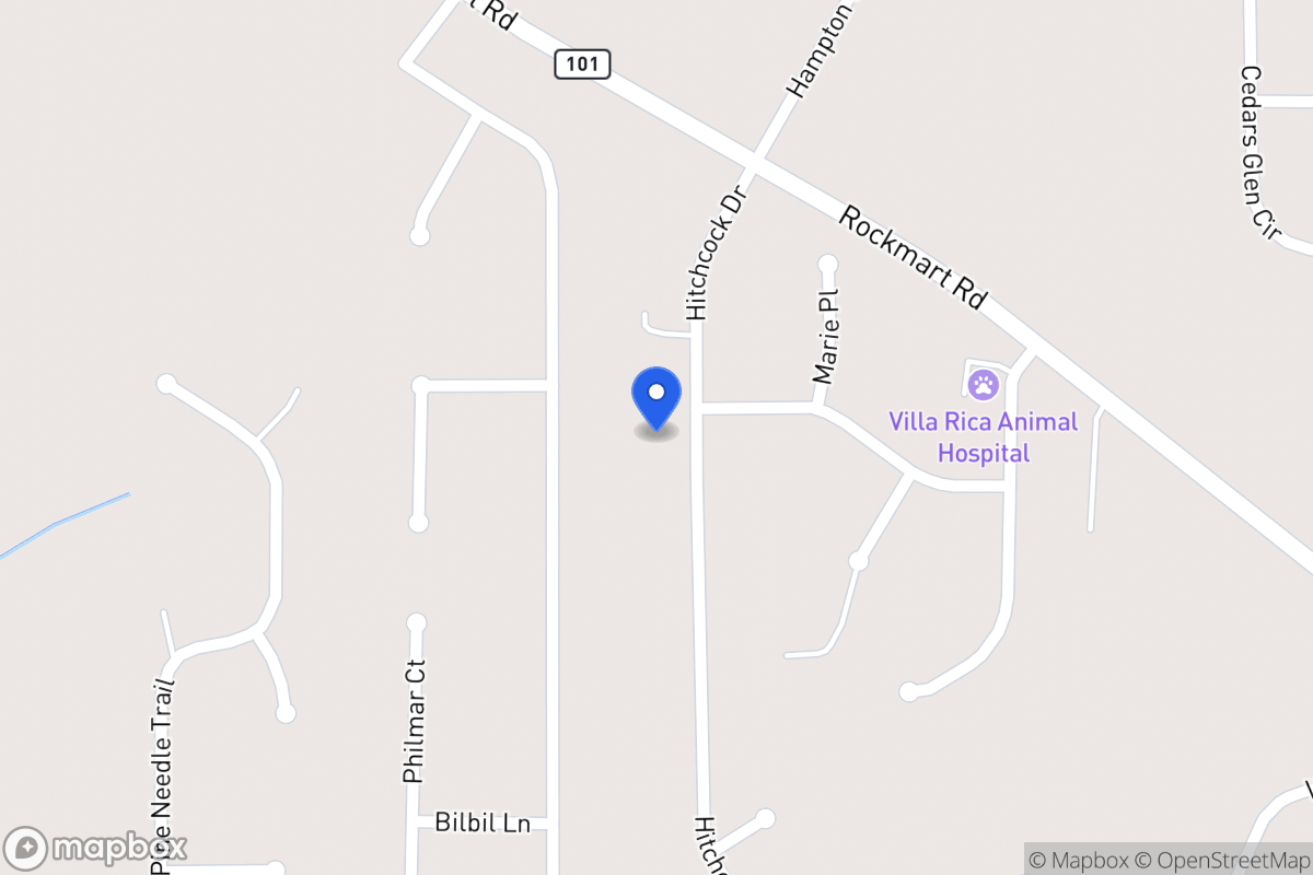 Map of 81 Hitchcock Dr