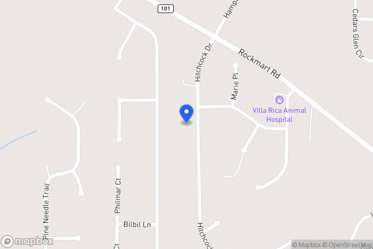Map of 91 Hitchcock Dr