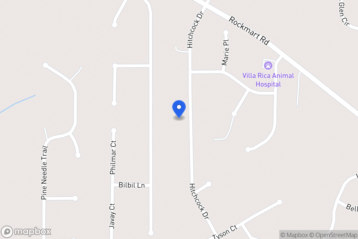 Map of 125 Hitchcock Dr