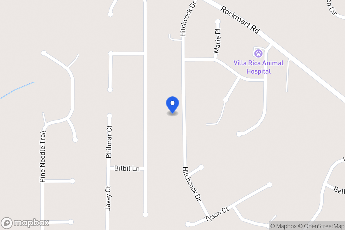Map of 135 Hitchcock Dr