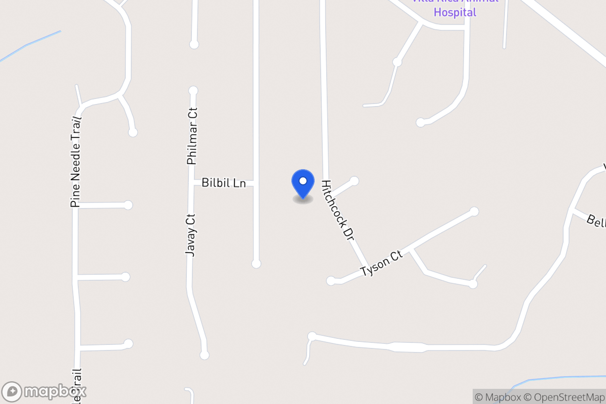 Map of 203 Hitchcock Dr