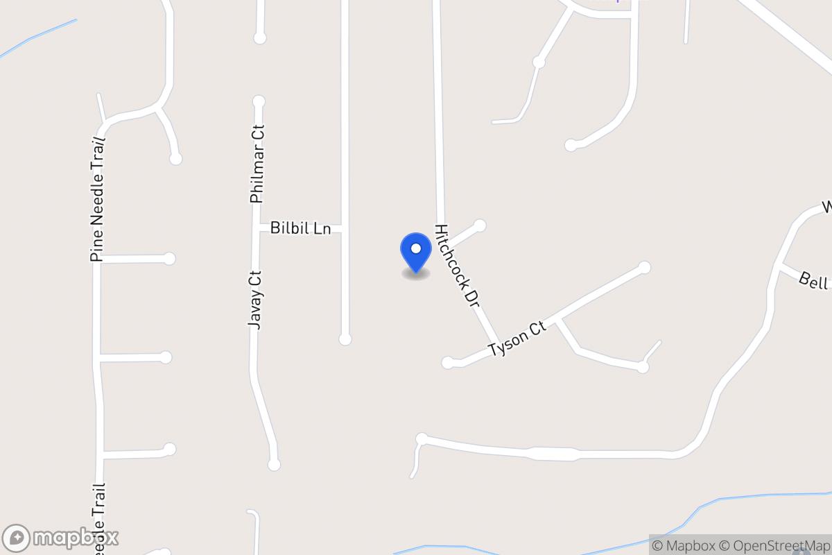 Map of 213 Hitchcock Dr