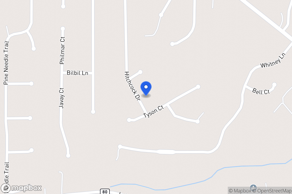 Map of 240 Hitchcock Dr