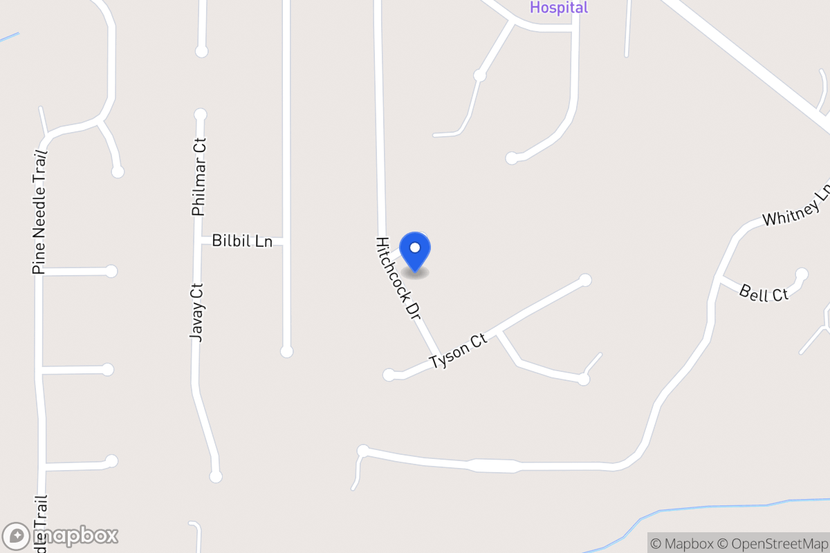 Map of 220 Hitchcock Dr