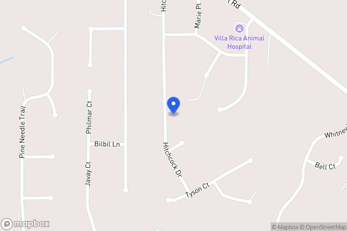 Map of 164 Hitchcock Dr