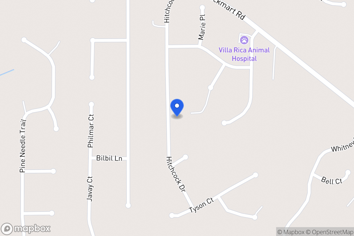 Map of 152 Hitchcock Dr