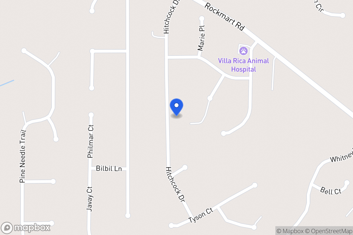 Map of 138 Hitchcock Dr