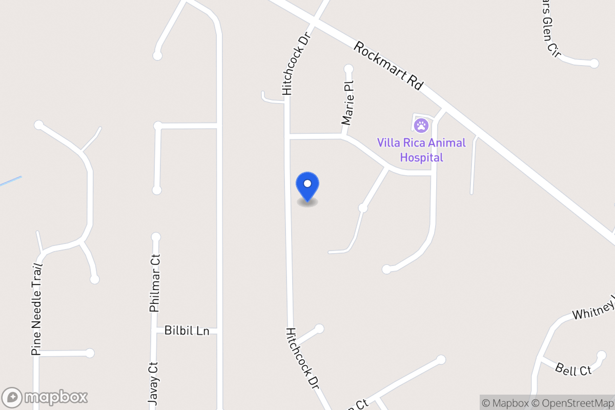 Map of 112 Hitchcock Dr