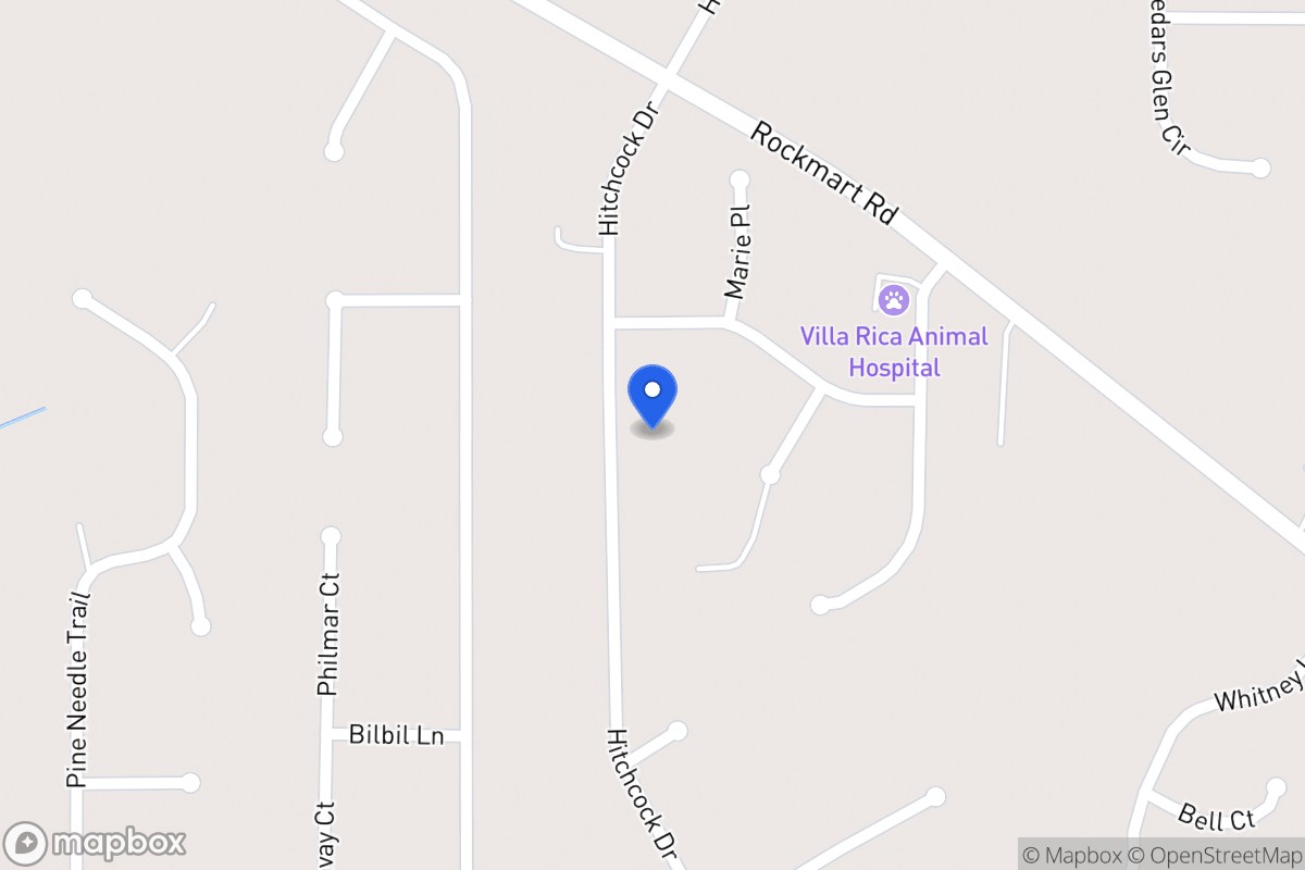 Map of 104 Hitchcock Dr