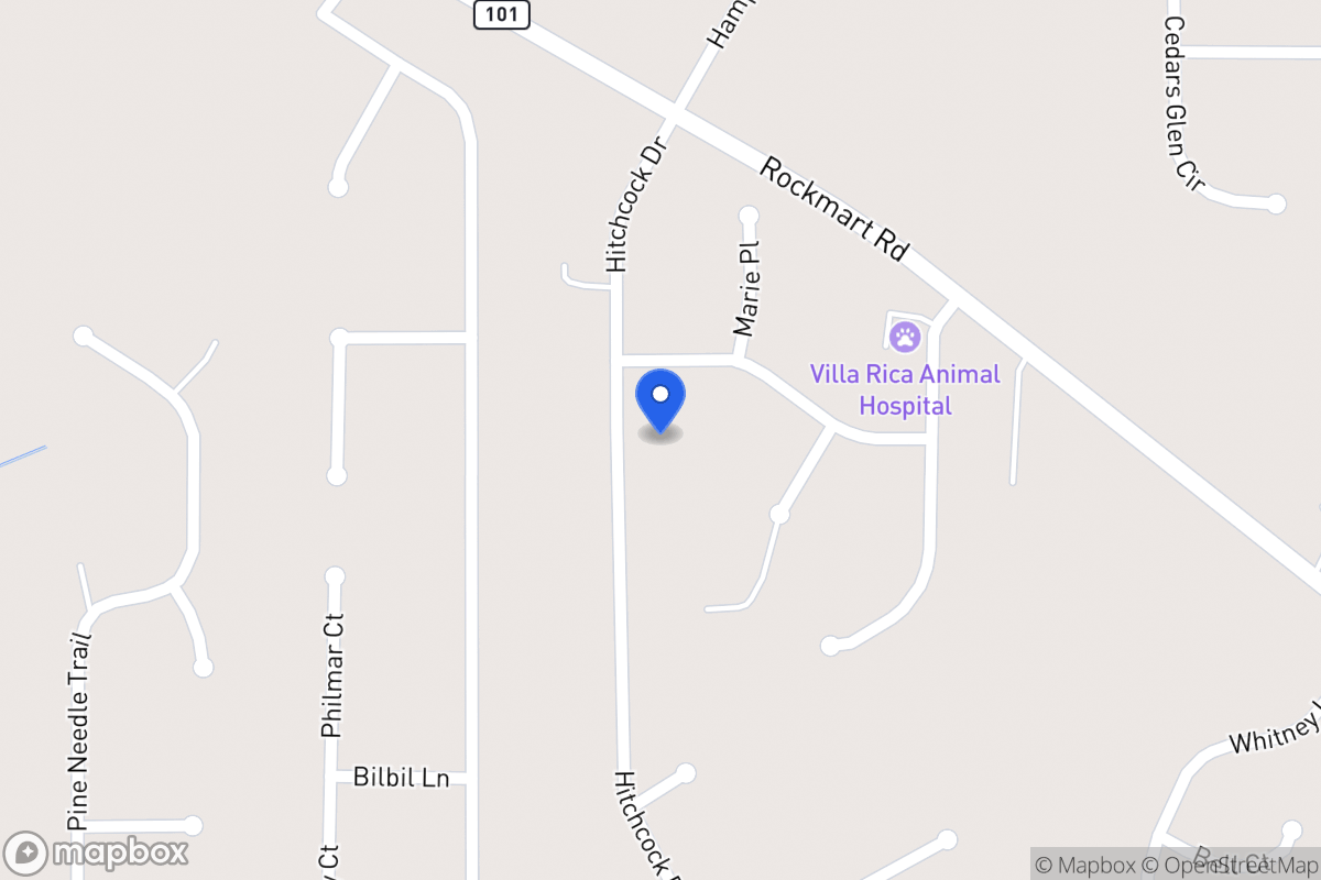 Map of 94 Hitchcock Dr