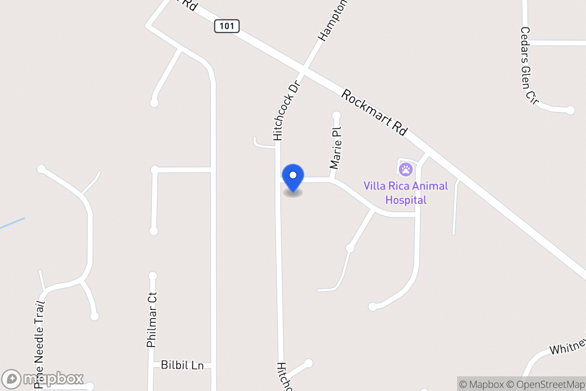 Map of 82 Hitchcock Dr