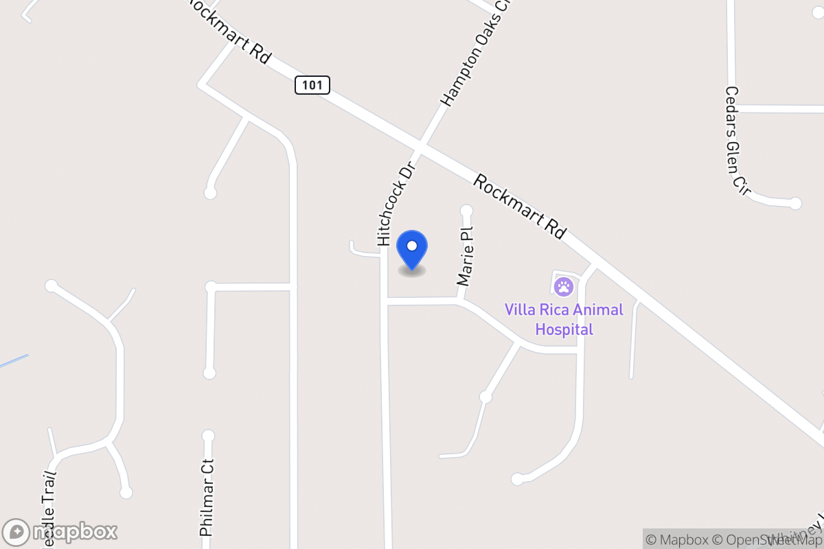 Map of 54 Hitchcock Dr