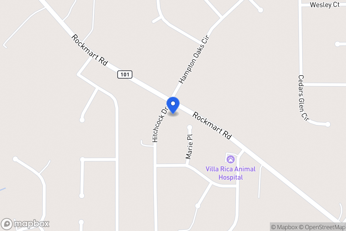 Map of 8 Hitchcock Dr