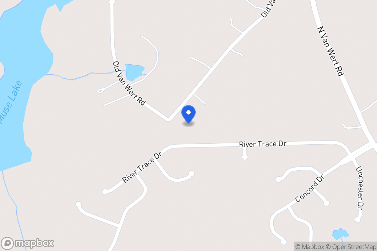 Map of 3110 Old Van Wert Rd