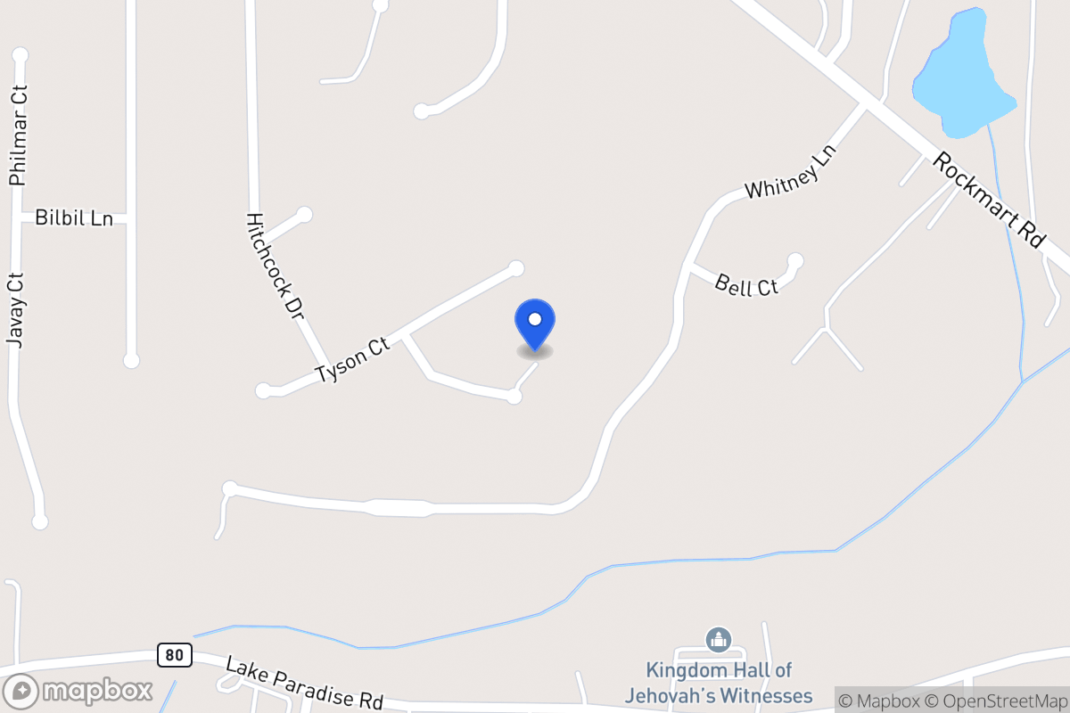 Map of 54 Tyson Ct