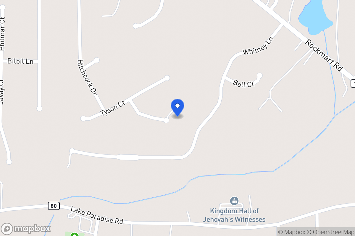 Map of 60 Tyson Ct