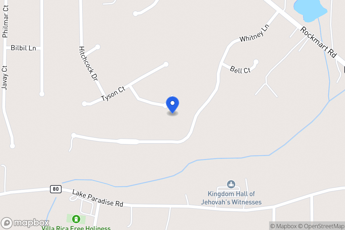 Map of 55 Tyson Ct