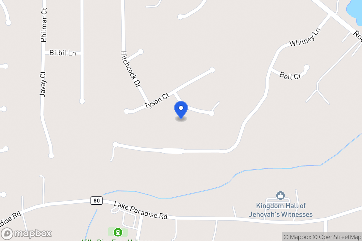 Map of 23 Tyson Ct