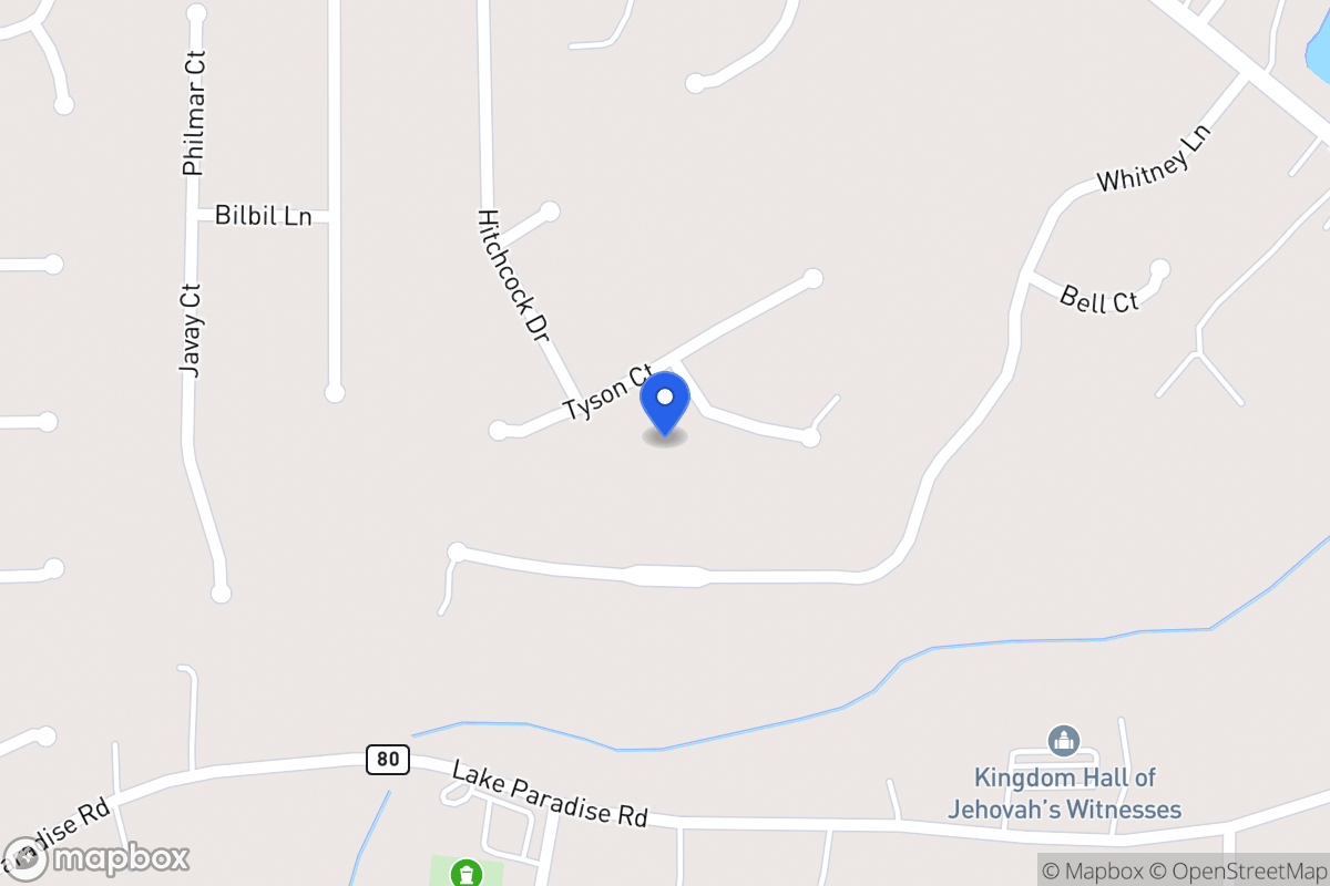 Map of 15 Tyson Ct