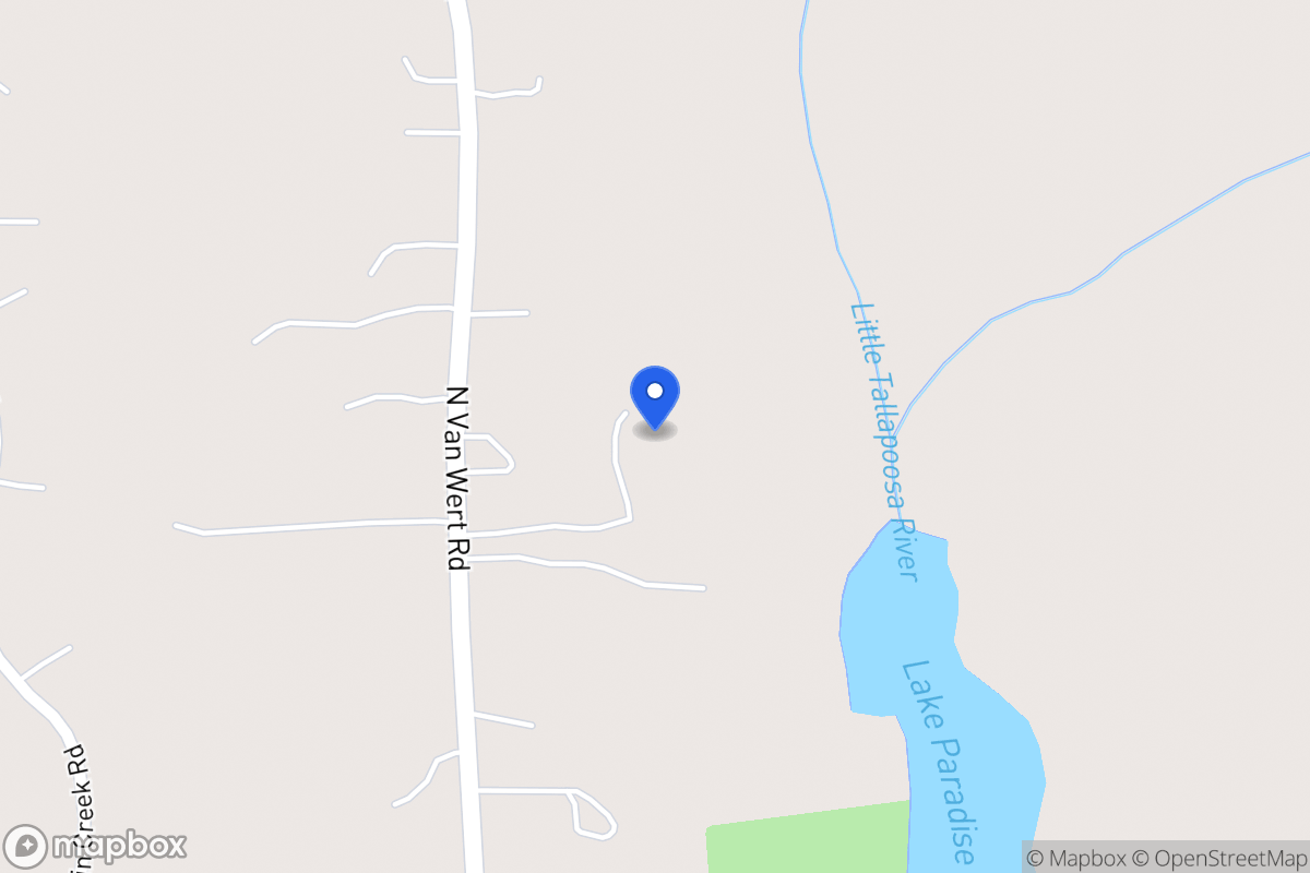 Map of 1113 N Van Wert Rd