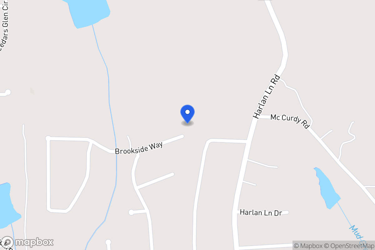 Map of Brookside Way