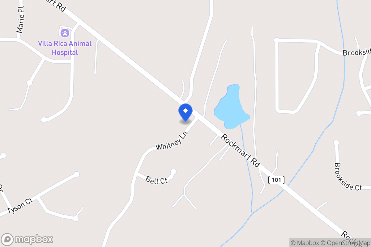 Map of Whitney Ln