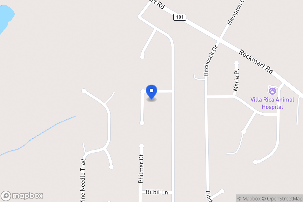 Map of 404 Little Mack Ln