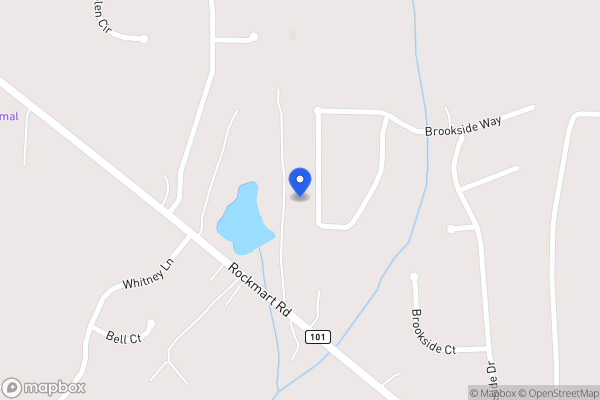 Map of 160 Brookside Way