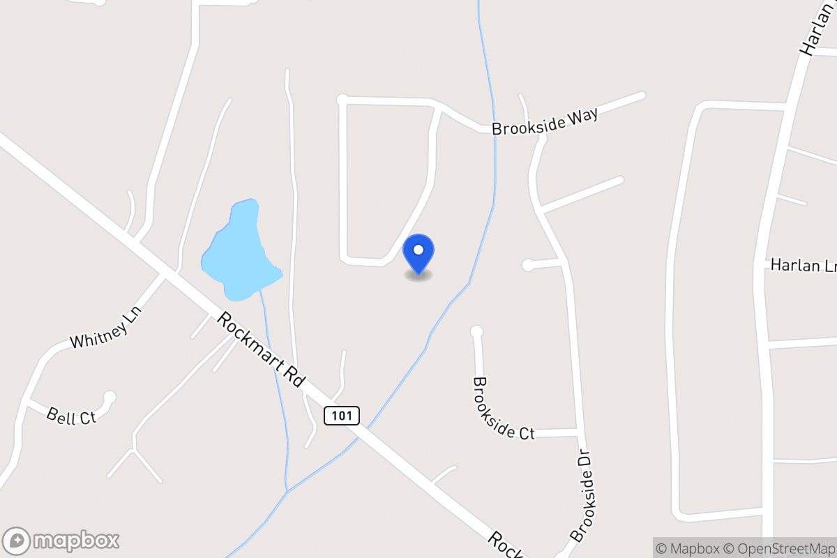 Map of 184 Brookside Way