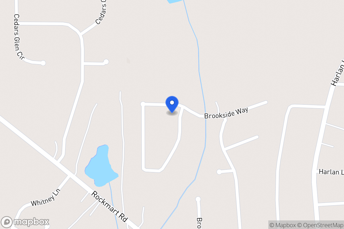 Map of 209 Brookside Way
