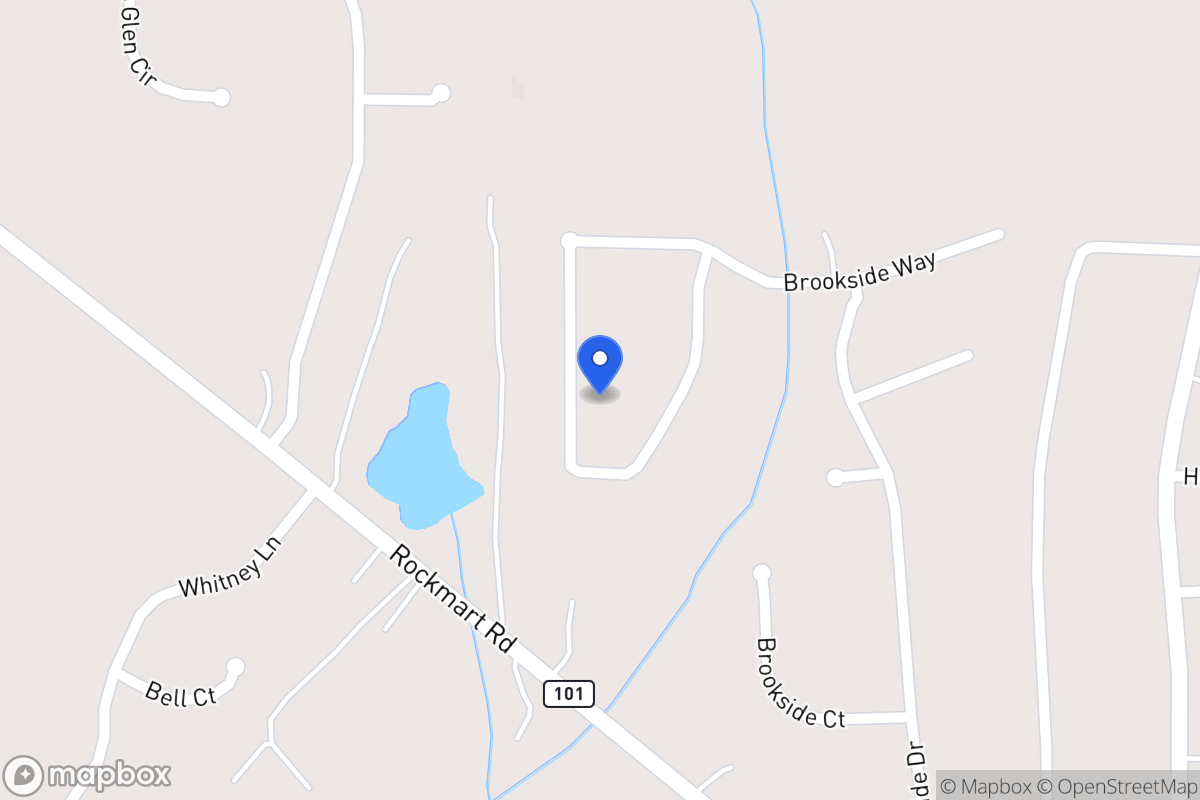 Map of 157 Brookside Way