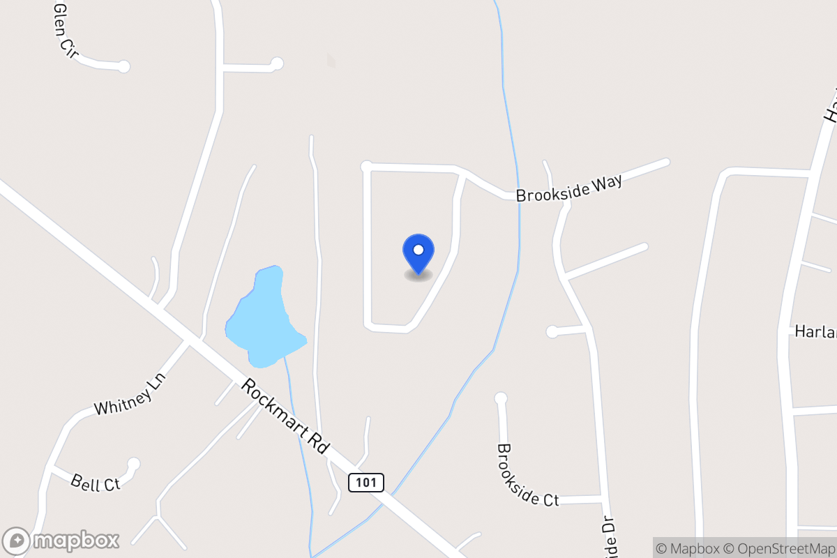 Map of 189 Brookside Way