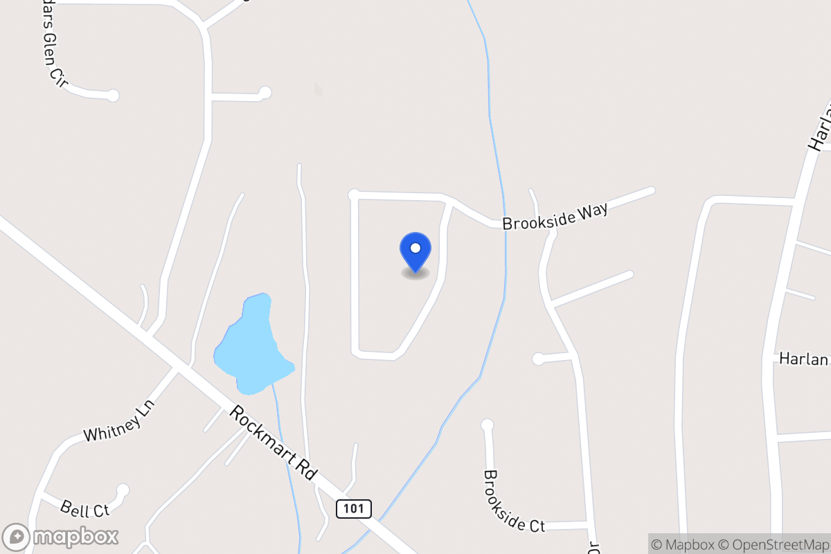 Map of 197 Brookside Way
