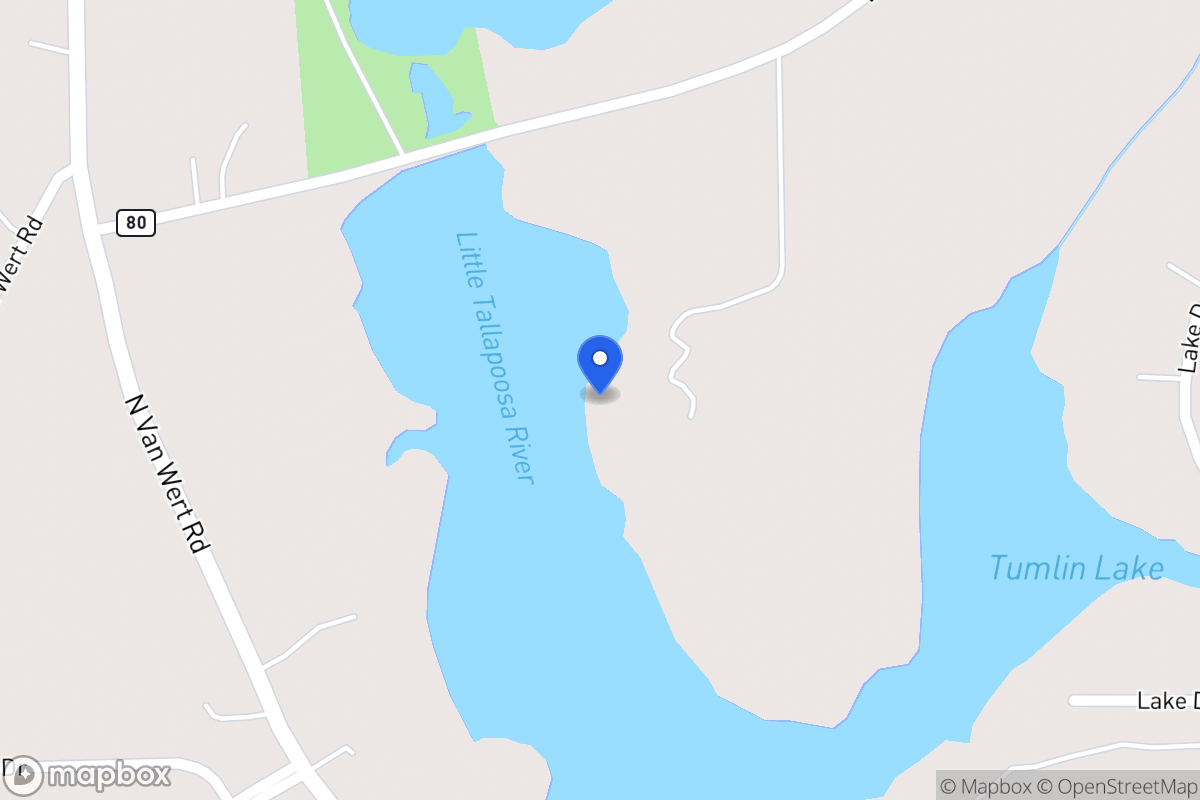 Map of 2400 Lake Paradise Rd