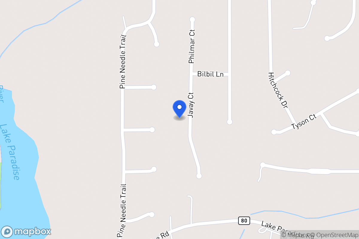 Map of 117 Javay Ct