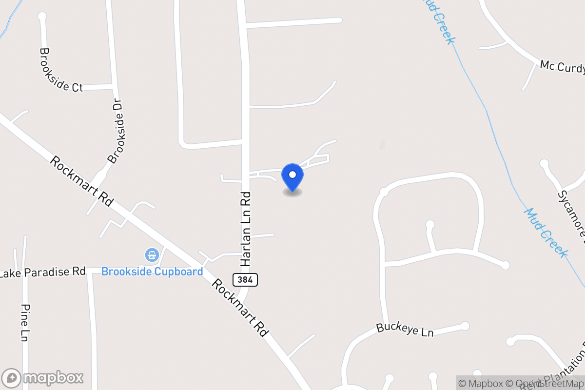 Map of 67 Harlan Lane Rd