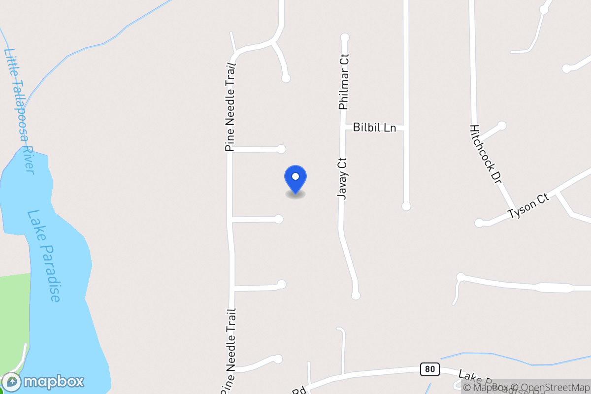 Map of 34 Lilly Oak Ct