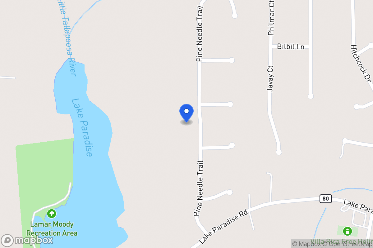 Map of 122 Pine Needle Trl