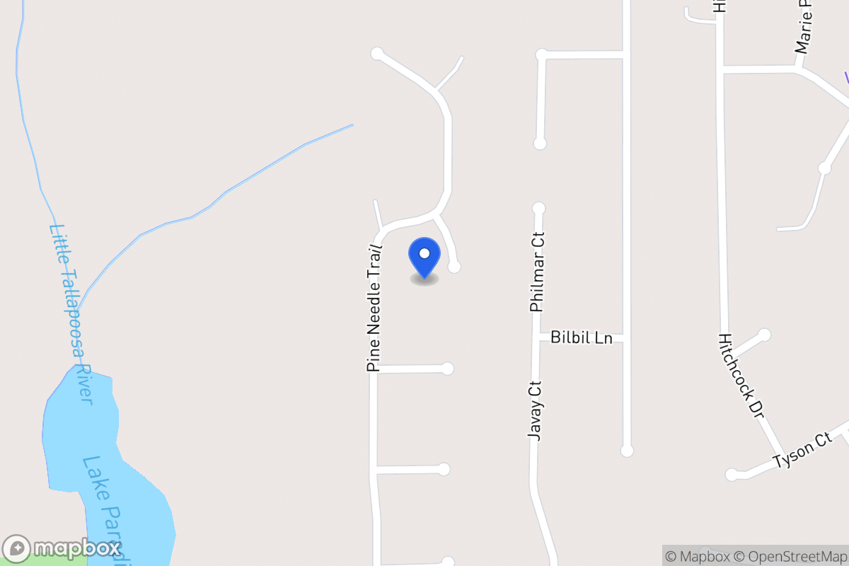 Map of 105 Pine Bark Dr